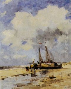 Unloading The Catch by Johan Frederik Cornelis Scherrewitz