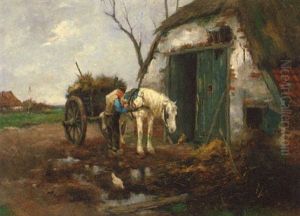 After A Hard Day's Work by Johan Frederik Cornelis Scherrewitz