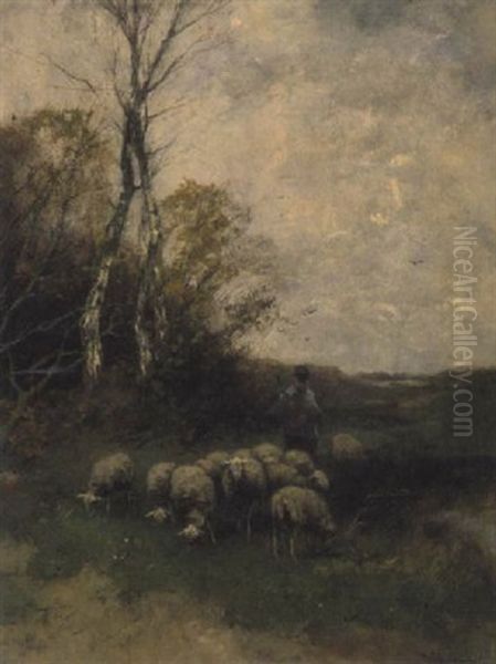 Shepherd And Flock - view 1