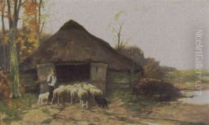 Close Of The Day by Johan Frederik Cornelis Scherrewitz