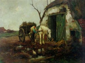 After A Day`s Work by Johan Frederik Cornelis Scherrewitz