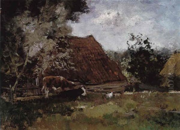 Vee Grazend Bij Een Boerderij - view 1