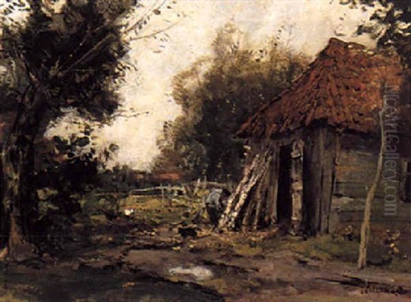 A Farmer By A Shed - view 1