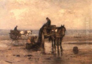 Fisherfolk On A Beach Fisherfolk On A Beach