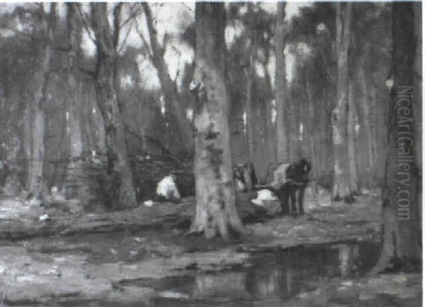 Peasants Gathering Wood - view 1