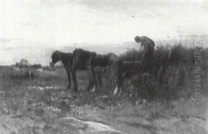 Fin De La Journee by Johan Frederik Cornelis Scherrewitz