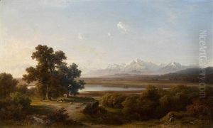 Schafherde In Moorlandschaft