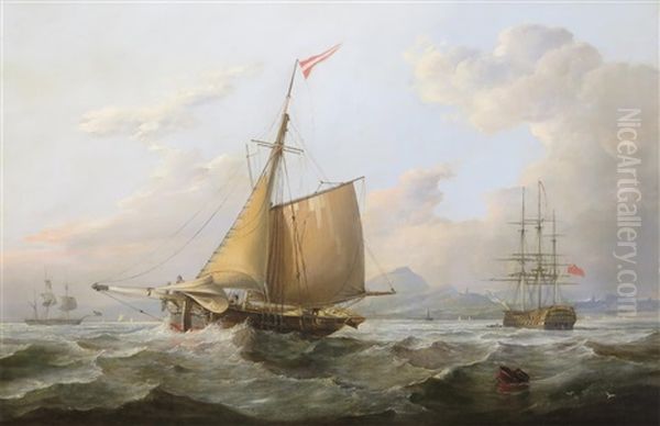 Edinburgh From The Sea, 1822 - view 1