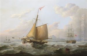 Edinburgh From The Sea, 1822 Edinburgh From The Sea, 1822