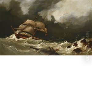 After The Engagement Between The French Ship Droits De L'homme And The British Frigates Indefatigable And Amazon