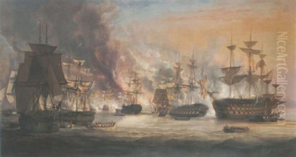 The Bombardment Of Algiers, August 27th, 1816 - view 1