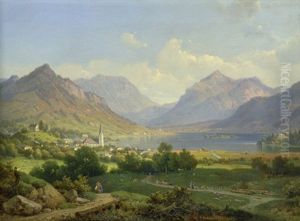Blick Auf Fluelen Am Vierwaldstattersee (?) by Wilhelm Scheuchzer