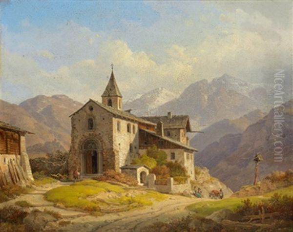 Ein Bergdorf In Den Alpen - view 1