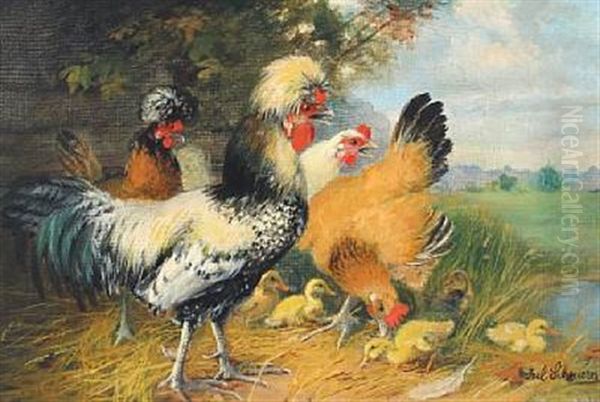 Landscape With Fowls And Ducklings - view 1