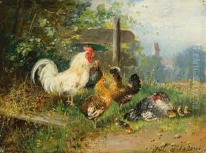 Nachwuchs Auf Dem Huhnerhof