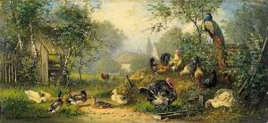 Auf Dem Bauernhof by Julius Scheuerer
