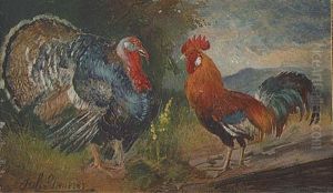 Colourful Poultry by Julius Scheuerer