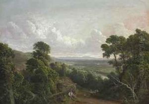 View Of Mount Ida From Troy, Looking Toward Albany, New York