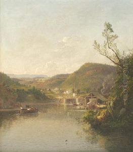 Locks At New Hope by Dewitt Clinton Boutelle
