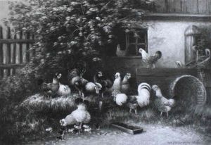 H_hner Im Hof by Otto Scheuerer