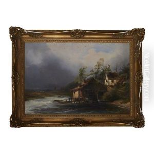 Approaching Storm by Caspar Johann Nepomuk Scheuren