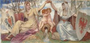 Allegorie Auf Die 1307 Erfolgte Vereinigung Der Stadte Berlin Und Colln