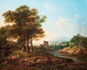 Iidealtaj Piheno Pasztorokkal by Franz Scheyerer