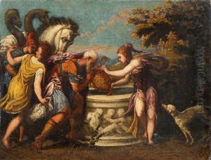 Rebecca And Eliezer At The Well