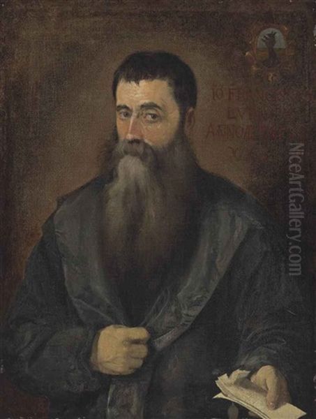 Portrait Of Francisco Lupini, Half-length, Holding Papers - view 1