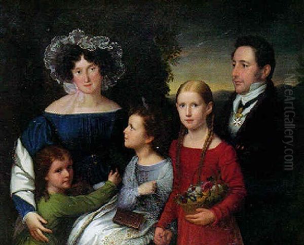 Portrait De La Famille Du Comte G.b. Della Torre - view 1