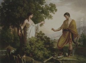 Allegory Of The Divine Beauty Of Nature by Gottlieb Schick
