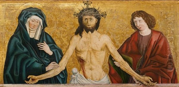 Christus Als Schmerzensmann Zwischen Maria Und Johannes - view 1