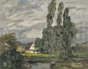 Landschaft Im Dachauer Moos by Karl Schickhardt