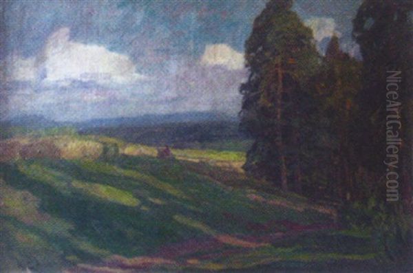 Alblandschaft Mit Baumen - view 1