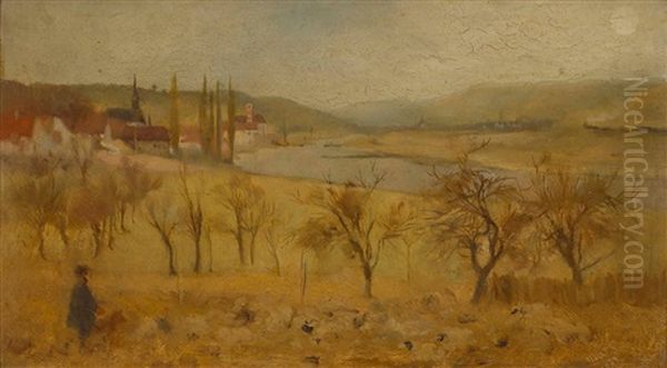 Flusslandschaft - view 1