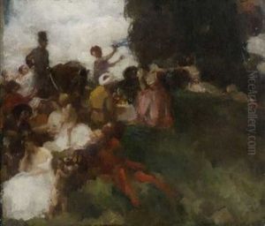 Picknick Im Grunen by Fritz Schider