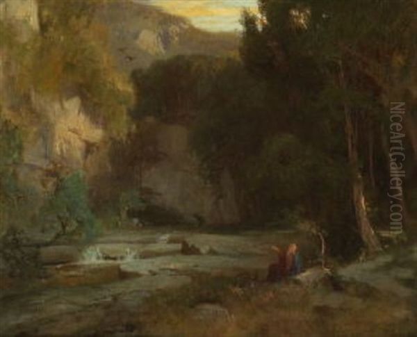 Der Prophet Elias In Der Einode - view 1
