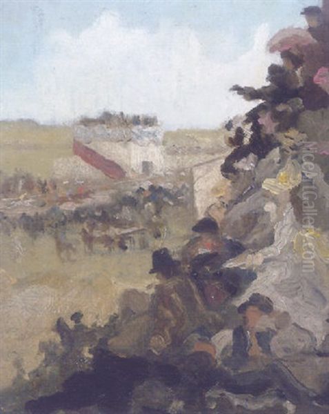 Pferderennen Auf Der Oktoberwiese In Munchen - view 1