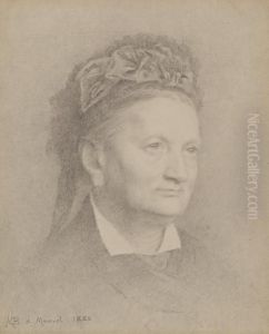 Portrait De Femme by Louis-Maurice Boutet de Monvel