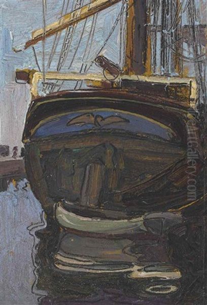 Segelschiff Mit Ruderboot (triest) - view 1