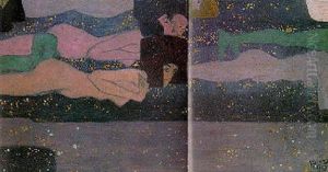 Wassergeister I (water Sprites I) by Egon Schiele