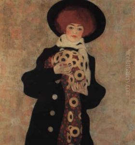 Frau Mit Schwarzem Hut (gertrude Schiele)