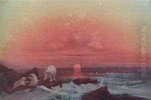 Midnight At Starck Islands, Spitzbergen, 27 August 1881