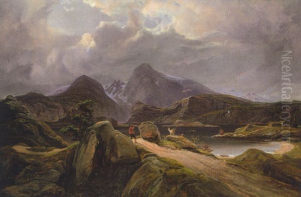 Strandpartie An Einem Fjord In Norwegen - view 1