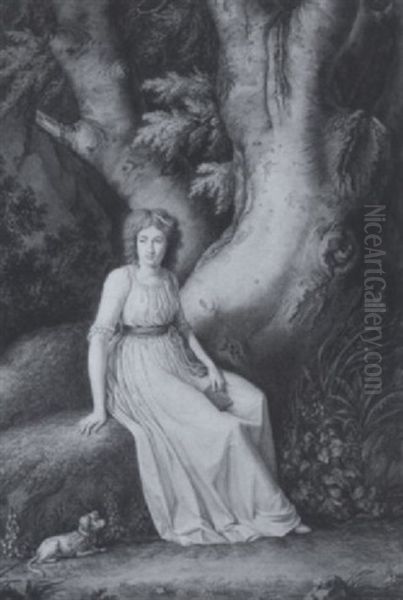 Woman In A Park - view 1