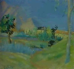 Corte Corsica by Ernst Traugott Schiess