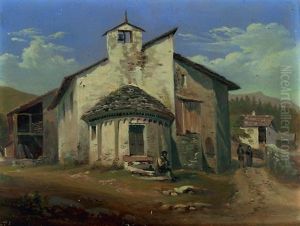 Kapelle St. Wendelin In Cazis by Traugott Schiess