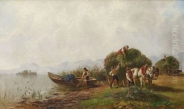 Heuernte Am Chiemsee - view 1