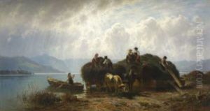 Heuernte Am Chiemsee