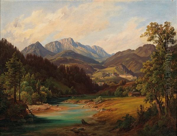 Scene Of The Salzkammergut Near Bad Ischl - view 1